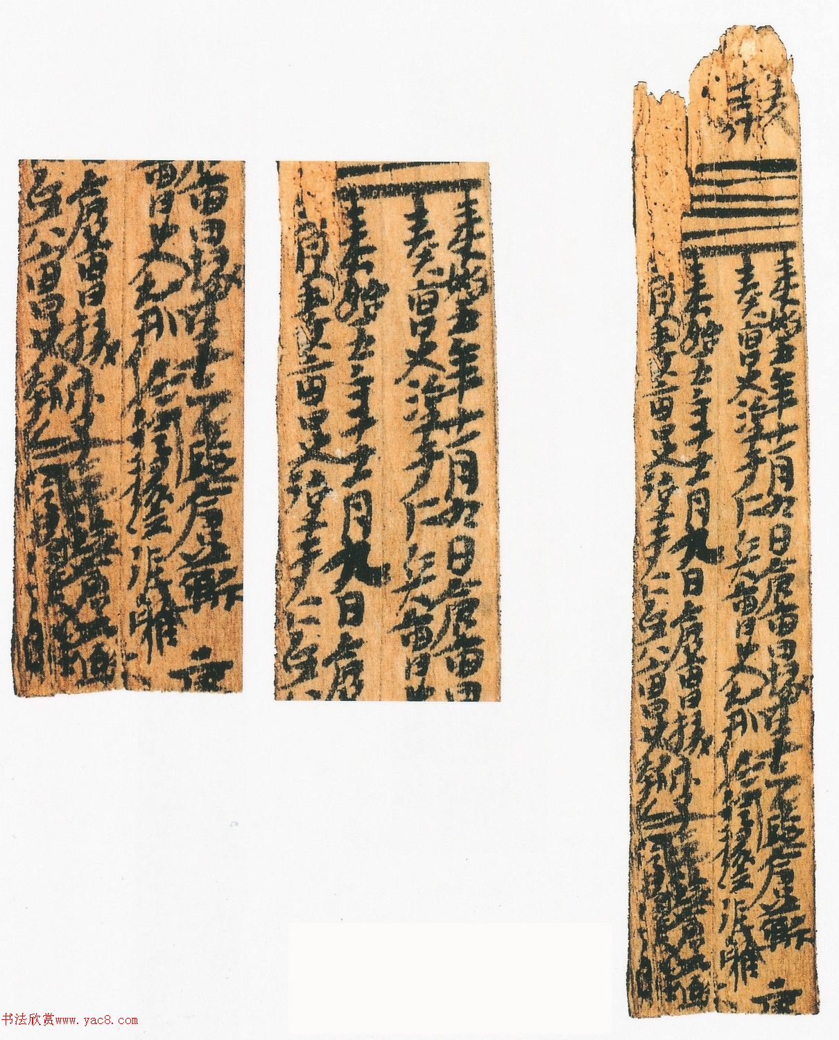 西晋木简木牍（日本藏）
