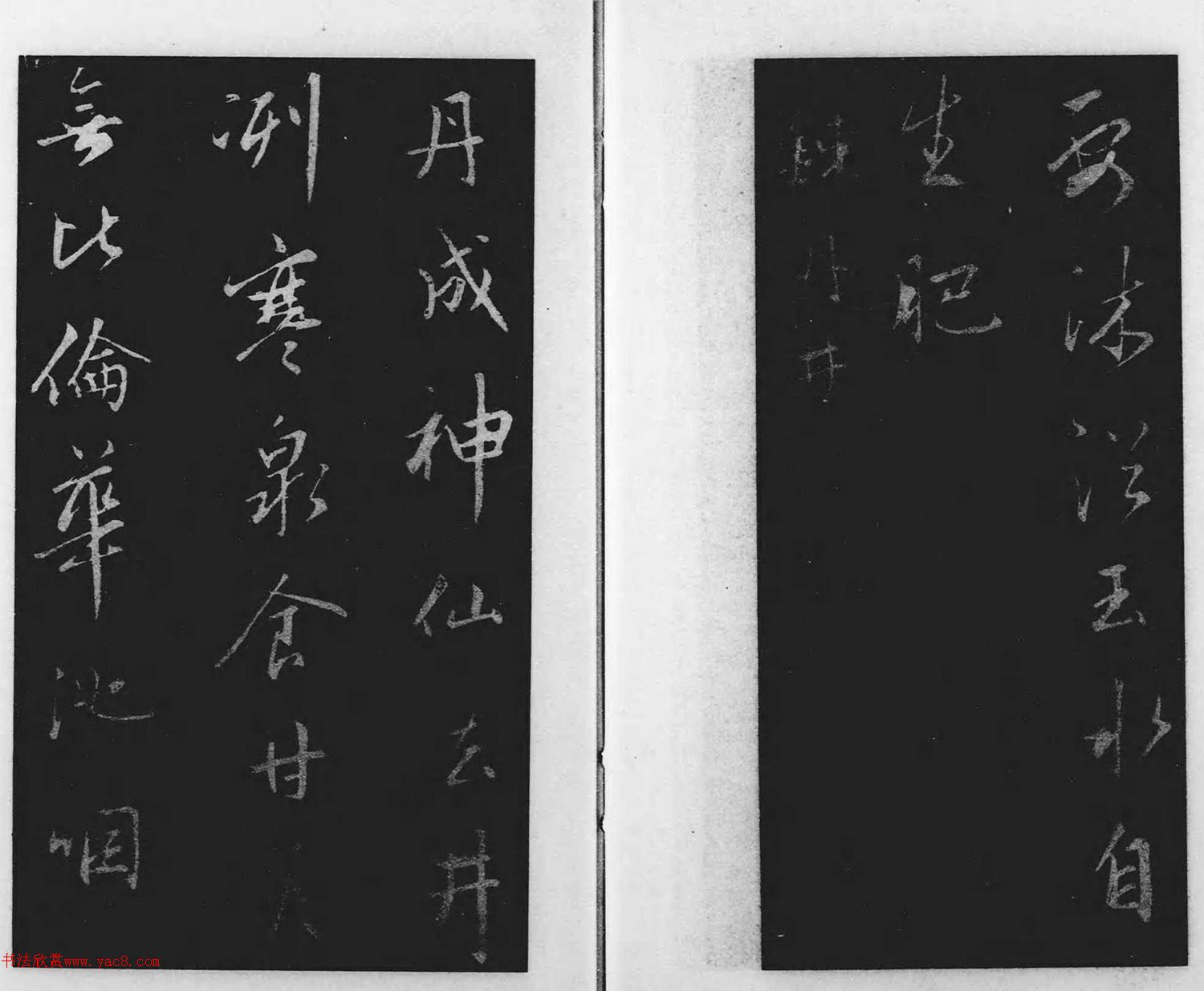 赵松雪草书天冠山题咏（日本藏）