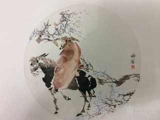 孟浩然骑驴图